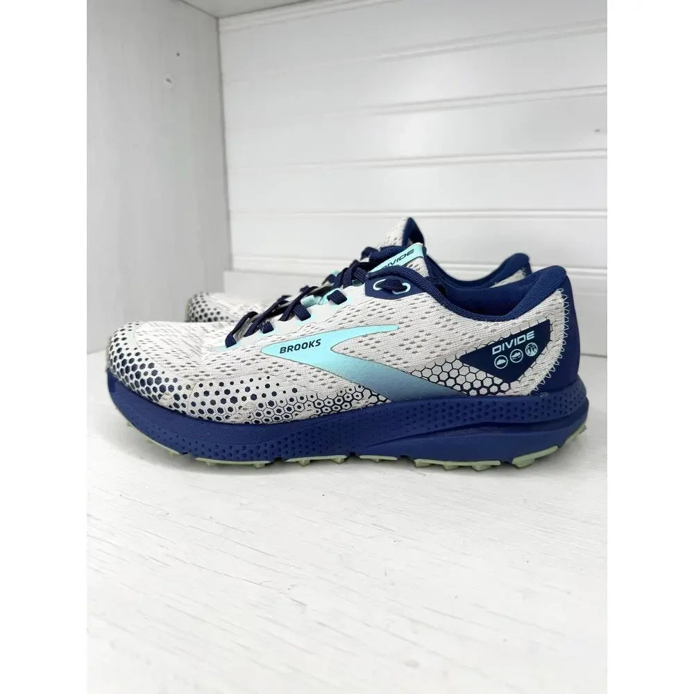 Brooks Divide 3 Women’s Trail Running Shoes Size 8.5 Blue Gray 1203681B006